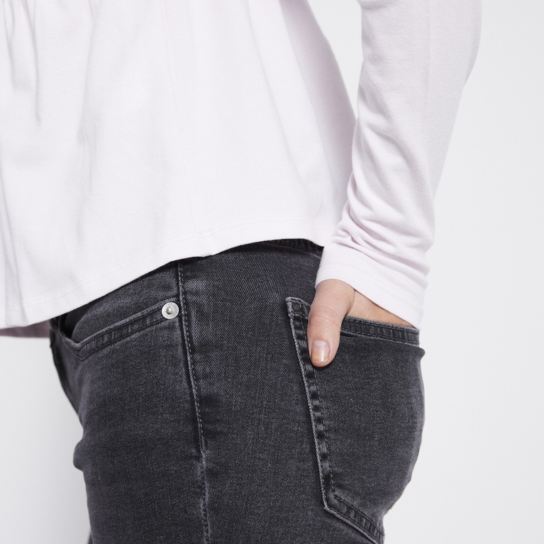 Long-sleeve v-neck top "Arielle" Soft Pink